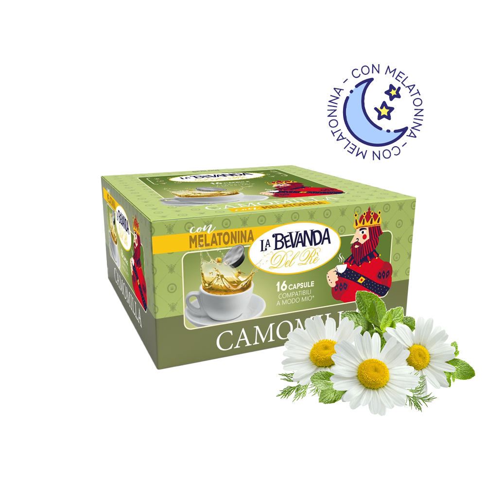 16 Capsule A Modo Mio - Camomilla con Melatonina