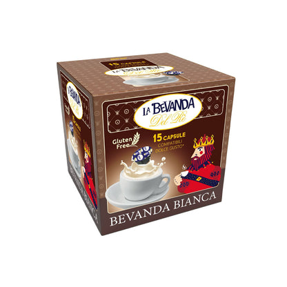 15 Capsule Dolce Gusto - Bevanda Bianca (Latte)