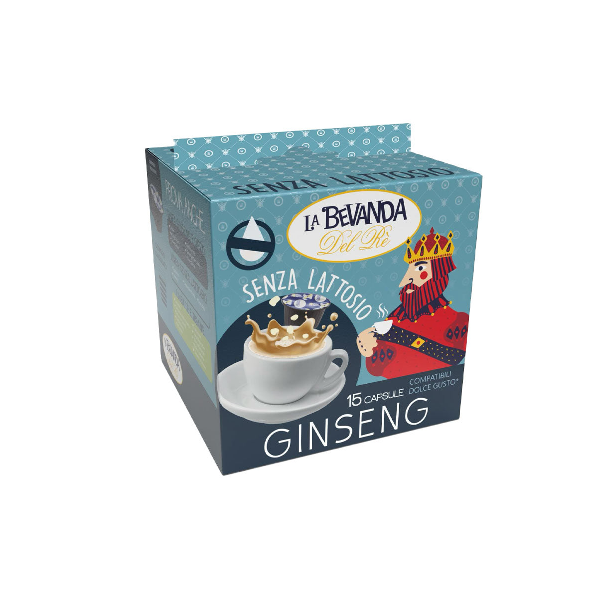 15 Capsule Dolce Gusto - Ginseng Senza Lattosio