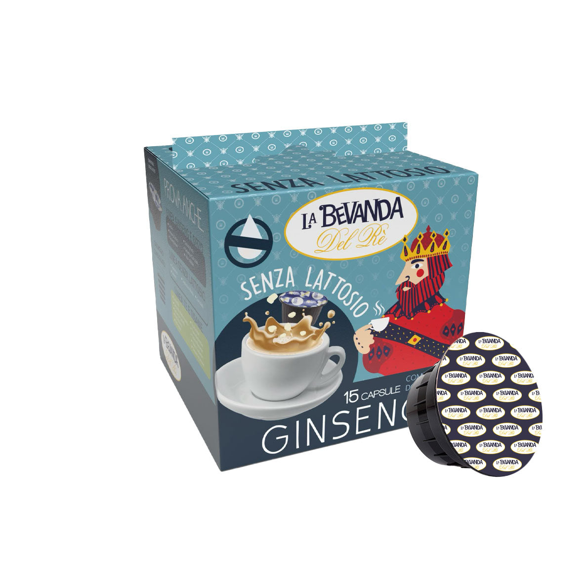 15 Capsule Dolce Gusto - Ginseng Senza Lattosio