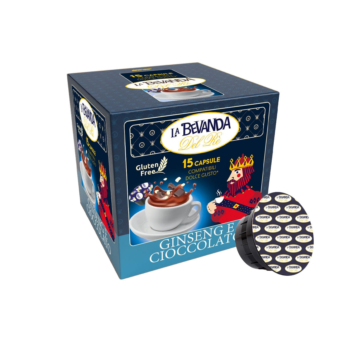 15 Capsule Dolce Gusto - Ginseng & Cioccolato