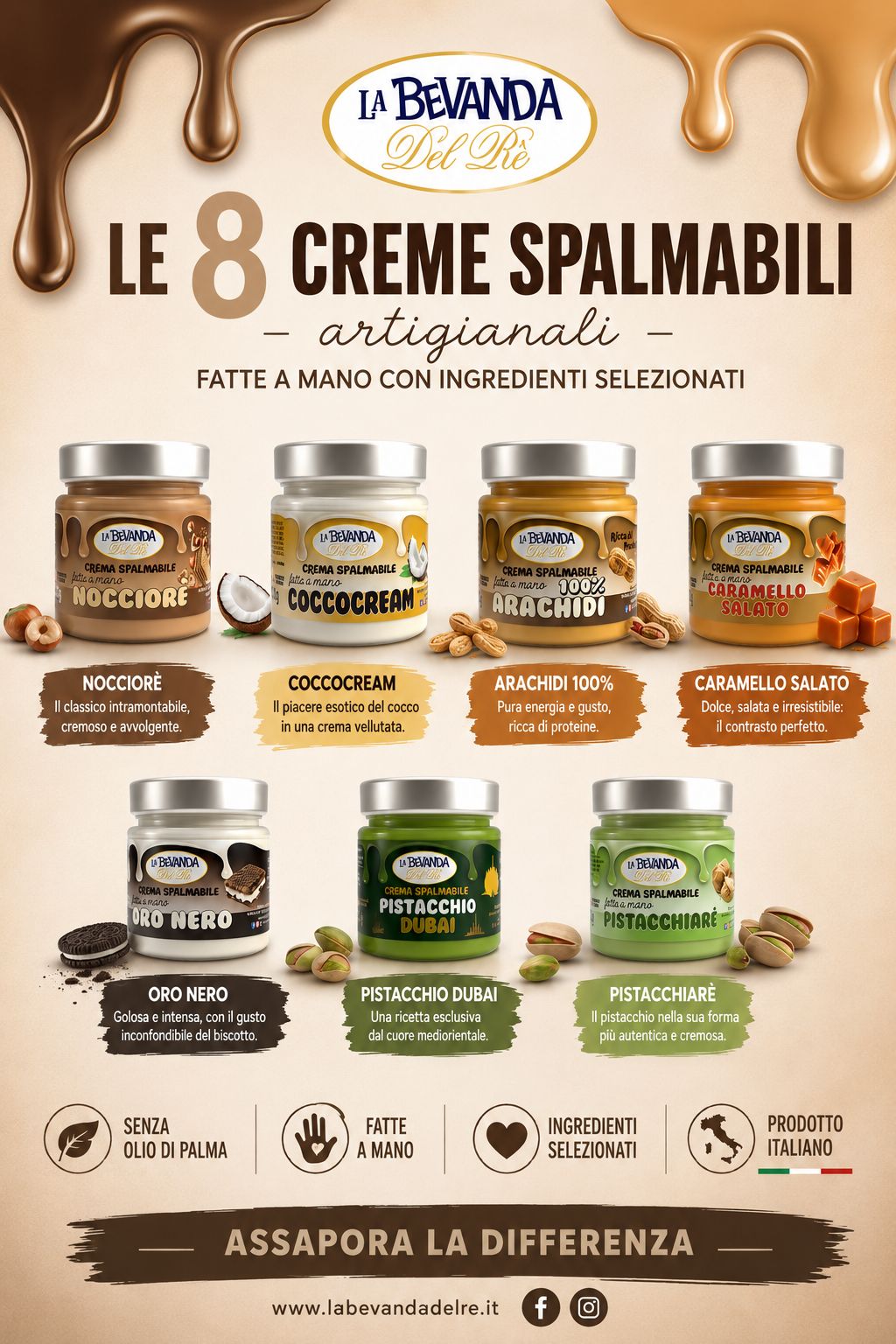 LE 8 CREME SPALMABILI