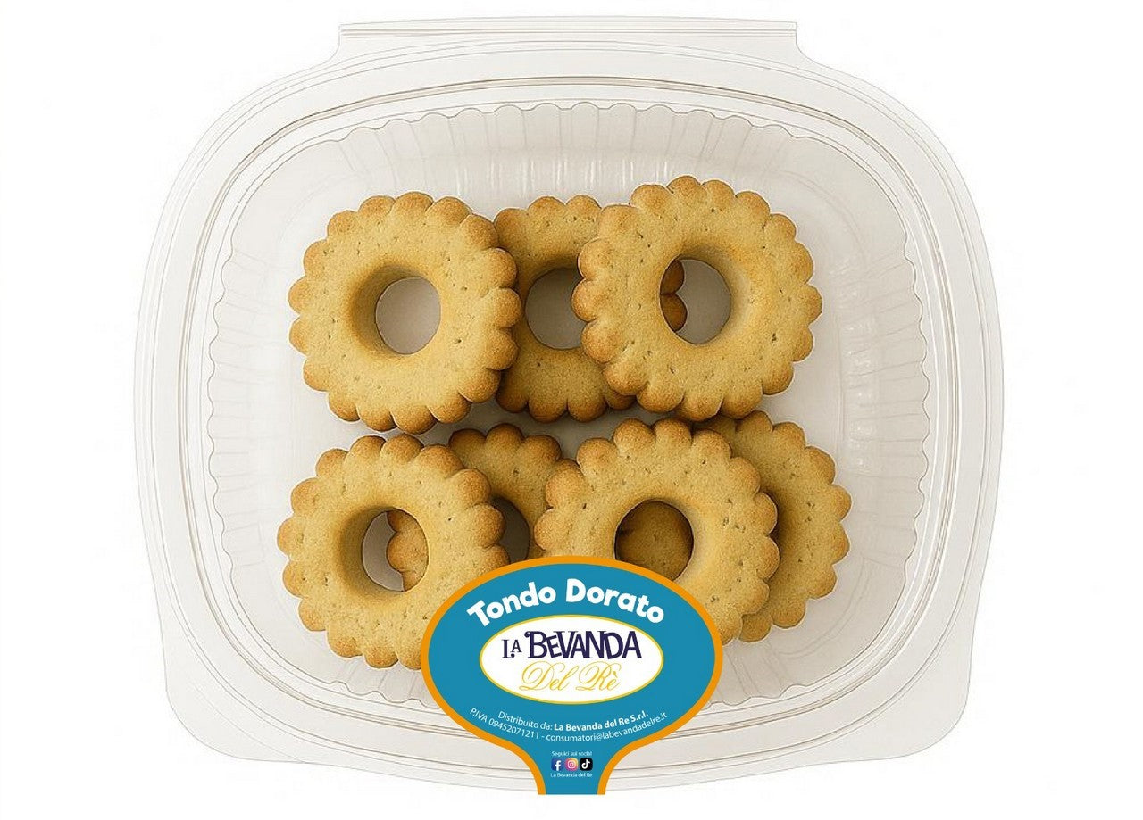 Biscotti Artigianali TONDO DORATO 140 GR