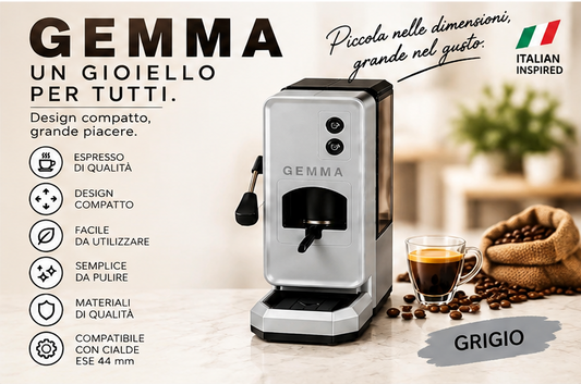 Macchina Da Caffè GEMMA a Cialde GRIGIO
