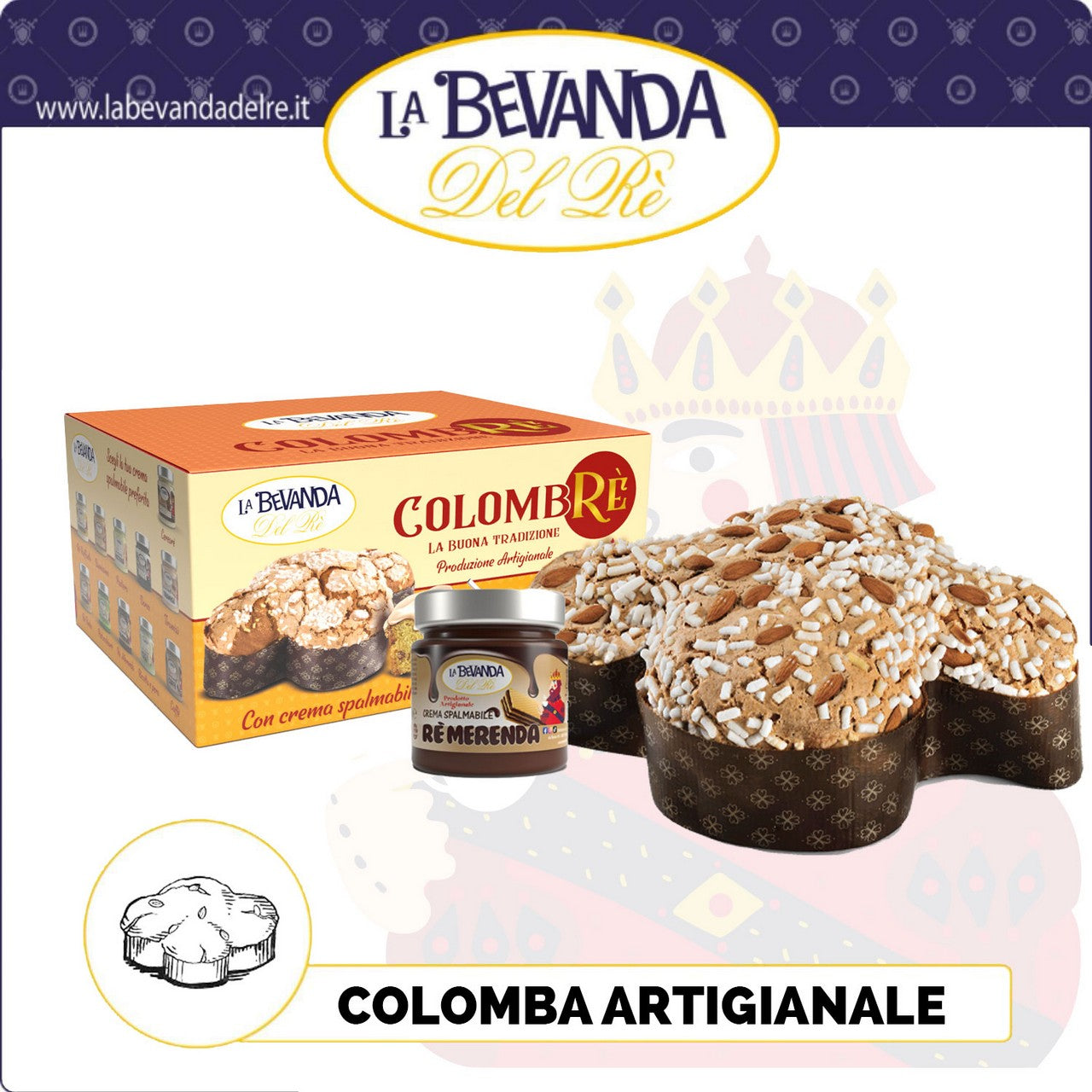 COLOMBA Bevanda Del Rè 750gr MERENDA